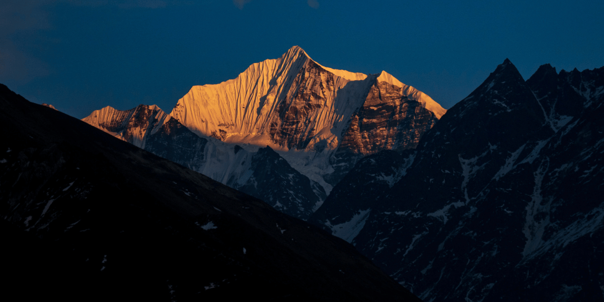 Kyanjin Gompa Sunset Image